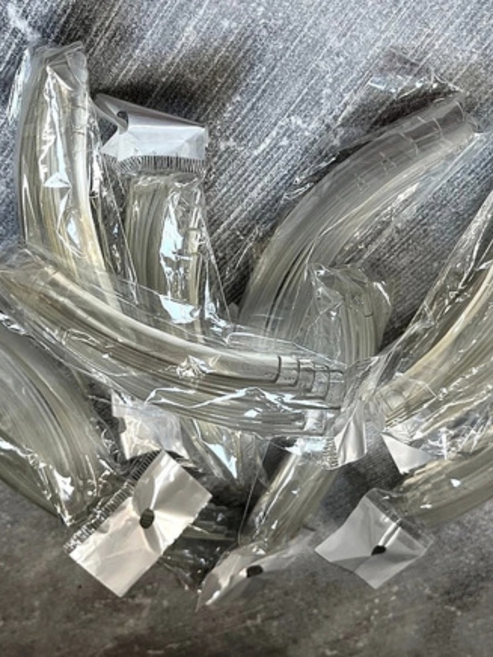 XXL Long Clear Curved Square Nail Tips